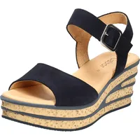 Gabor Plateau-Sandaletten Damen Blau 38,5