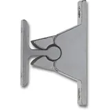 IBFM Türhalter mit Klemmmechanismus 35mm Zamak vermessingt