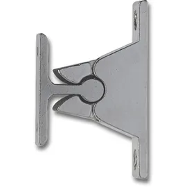 IBFM Türhalter mit Klemmmechanismus 35mm Zamak vermessingt