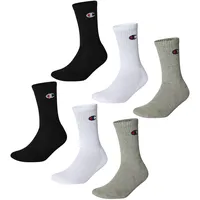Champion Tennissocken 6er Pack Schwarz/Weiß/Grau 35-38