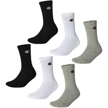 Champion Tennissocken 6er Pack Schwarz/Weiß/Grau 35-38