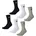 Tennissocken 6er Pack Schwarz/Weiß/Grau 35-38