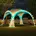 Swing Harmonie Swing Harmonie LED Event Pavillon 2 Seitenteile Türkis