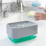 InnovaGoods Seifenspender Pushoap Grau