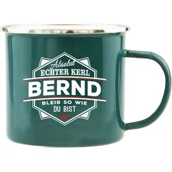 H&H Echter Kerl Emaille-Becher Bernd