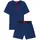 hugo underwear Pyjama Galaxy Kurzarm Blau M
