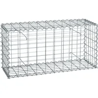 Estexo Gabione Steingabione Steinkorb Wand Drahtkorb Mauer - Weiß