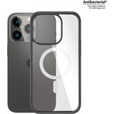 PANZER GLASS PanzerGlass Clear Case MagSafe AntiBacterial Black Edition für Apple iPhone 14 Pro schwarz/transparent (0414)