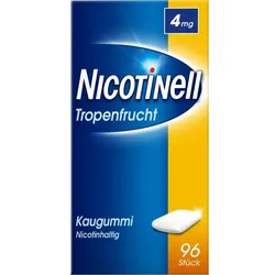 NICOTINELL Kaugummi Tropenfrucht 4 mg 96 St.