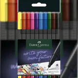 Faber-Castell Grip Fineliner 0,4 mm, 10 St.