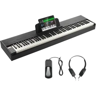 Vevor 88 Tasten Digitalpiano Elektrisches Klavier Dual Keyboard Sustain Pedal