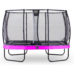 EXIT Elegant Premium Trampolin 244x427cm mit Deluxe Sicherheitsnetz - lila EINHEITSGRÖSSE