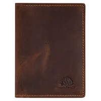 GREENBURRY Vintage Ausweisetui Unisex Leder braun