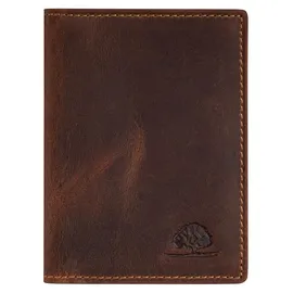 GREENBURRY Vintage Ausweisetui Unisex Leder braun