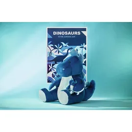 Steiff Soft Cuddly Friends Spott Stegosaurus 80 cm Petrol-blau