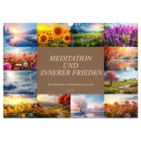 Calvendo Meditation und innerer Frieden (Wandkalender 2026 DIN A3