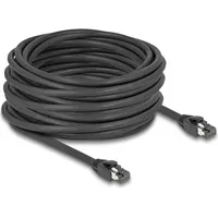 DeLock 80238 RJ45 Patchkabel CAT 8.1 S/FTP 15 m schwarz