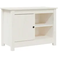VidaXL TV-Schrank Weiß 70x36,5x52 cm Massivholz Kiefer