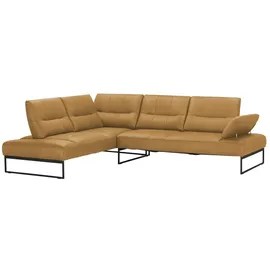 HIMOLLA Ecksofa 9360 ¦ gelb ¦ Maße (cm): B: 274 H: 93 T: 307.0