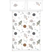 Herding babybest Bettwäsche Weltall, 100x135cm, 100x135 cm,