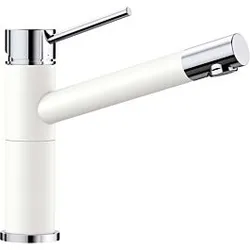 Blanco ALTA Compact Küchenarmatur 515317 SILGRANIT-Look silgranitweiß/chrom