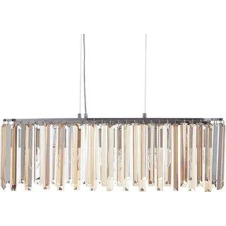 Kronleuchter MANDEO Glas Silber