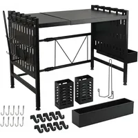 homeluxworld Mikrowellenregal 2-stufig 0 x 0 x 0 cm Schwarz
