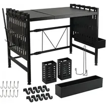homeluxworld Mikrowellenregal 2-stufig 0 x 0 x 0 cm Schwarz