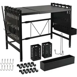 homeluxworld Mikrowellenregal 2-stufig 0 x 0 x 0 cm Schwarz