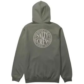 Salty Crew Global Reißverschlusspullover Dusty Olive M