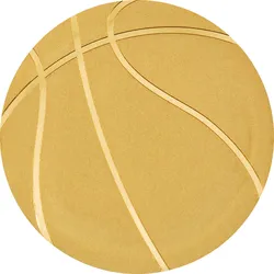Goldmünze Basketball