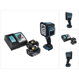 Makita, Arbeitsleuchte, DML 812 RM Akku LED Handstrahler Taschen Lampen 18 V 1250 lm + 2x Akku 4,0 Ah + Ladegerät (1250 lm)