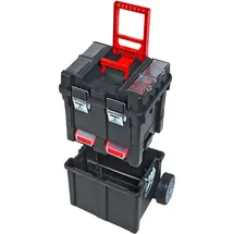 ADB Werkzeugkoffer Kunststoff 495x350x712mm rot/schwarz ohne Bestückung