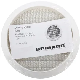 Upmann Lüftungsgitter rund ø 125 weiß 66613