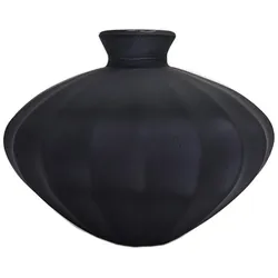 Vase Etnico Dunkelgrau