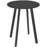 PROGARDEN Tisch cm Matt-Dunkelgrau