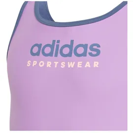 Adidas Sportswear U-Back Swimsuit Kids, preloved Purple/preloved Ink, 5-6 Years