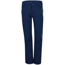 TROLLKIDS Fjell Softshell Hosen - Navy / Green - 92 cm