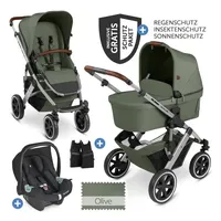 ABC-Design ABC Design Kinderwagen, Kinderwagen 3 in 1 3in1 Kinderwagen-Set Salsa 4 Air - inkl. Babywanne,