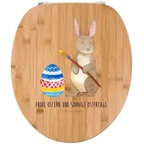 Mr. & Mrs. Panda WC-Sitz Hase Eier Malen - Transparent - Geschenk, Ostern Kinder, Osterdeko, E (1-St), Freudige Designs