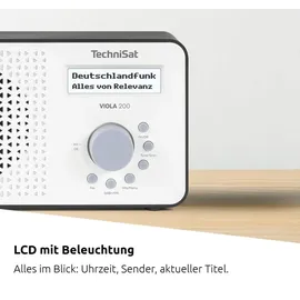 TechniSat Viola 200 weiß/schwarz