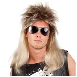 Boland Kostüm-Perücke Rockstar Perücke Ryan gelb