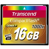 Transcend Compact Flash 16GB 1000x TS16GCF1000