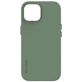 Decoded AntiMicrobial Silicone Backcover iPhone 15 Sage Leaf