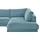 jette home Ecksofa Cord Sila ¦ türkis/petrol ¦ Maße (cm): B: 325 H: 85 T: 224.0
