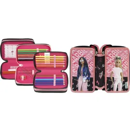 Scooli Barbie Etui Tripledecker (Schwarz)
