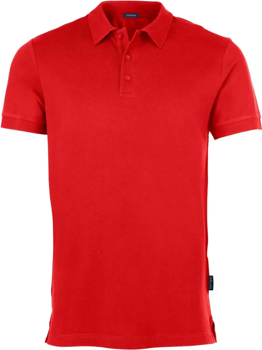 HRM Herren Luxury Stretch Polo 502 red L