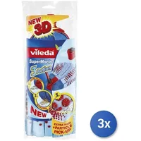 Vileda Rubbermaid Mop-Zubehör Mopp-Nasspads Mehrfarbig (137477)