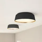 Elstead Lighting Asher Deckenleuchte, E14 3-fach Mitternachtsschwarz