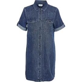 Noisy May Jeanskleid Blusenkleid Blau 36